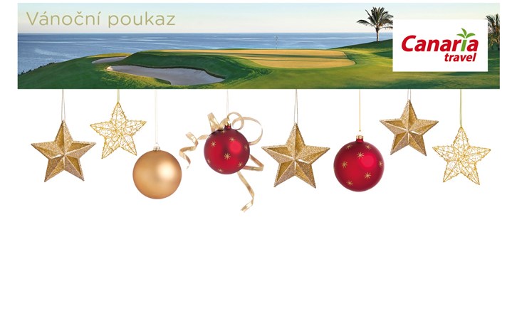 golfový vánoční poukaz